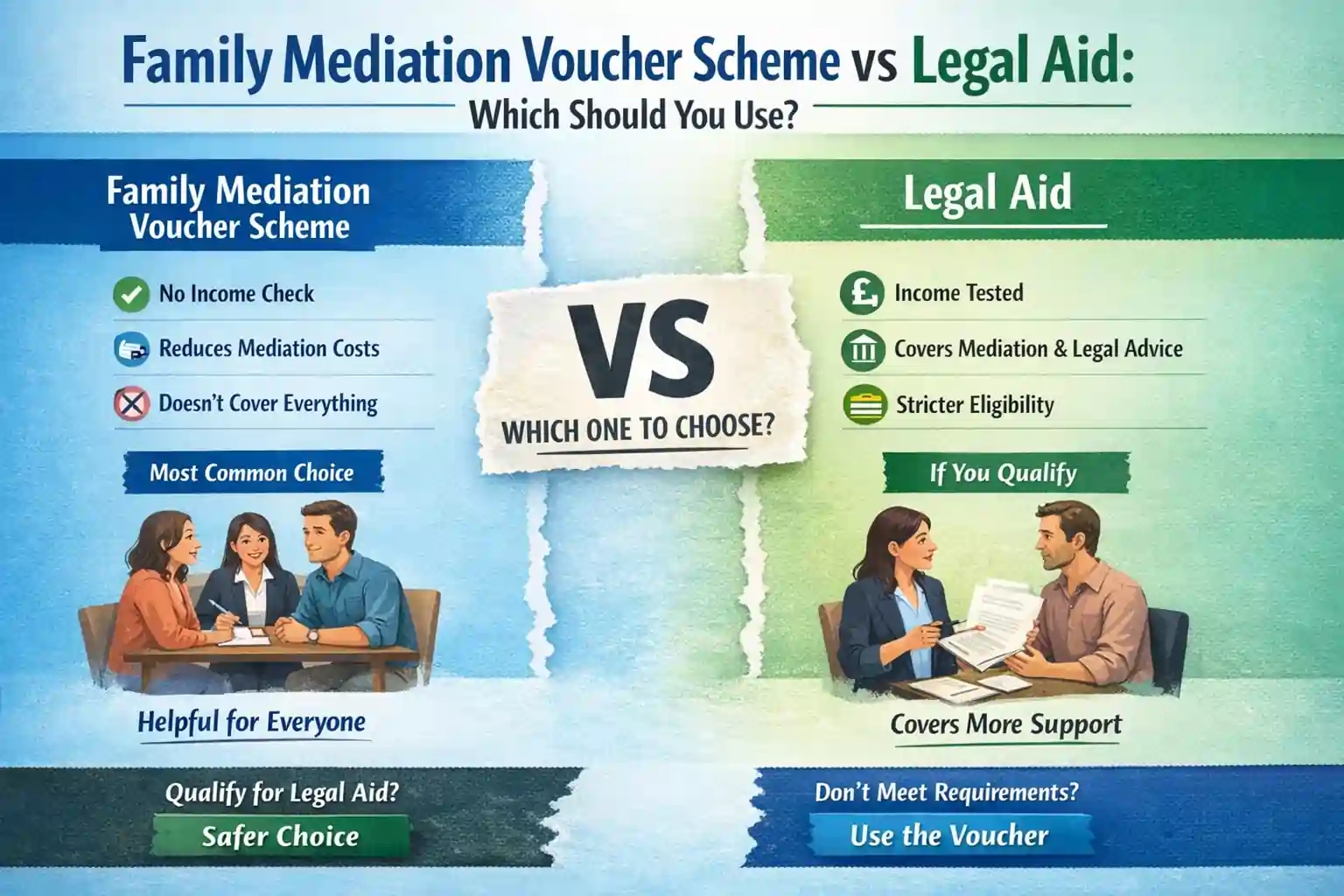 Family Mediation Voucher Scheme vs Legal Aid: Which Should You Use Plymouth?