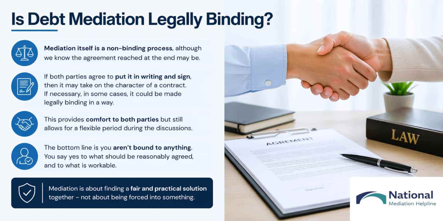 Is Debt Mediation Legally Binding Plymouth